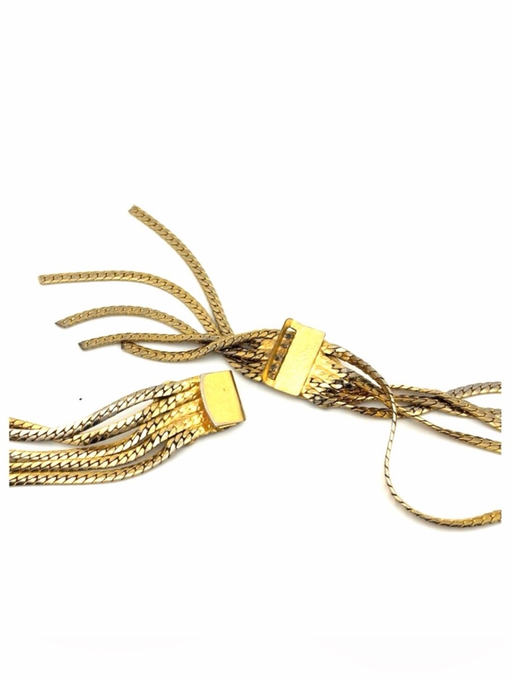 CHRISTIAN DIOR VINTAGE 1970’s GOLD-PLATED
SWAG NECKLACE BELT - Picture 8 of 9